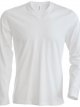 Mens Slim Fit Long Sleeve V Neck T-Shirt